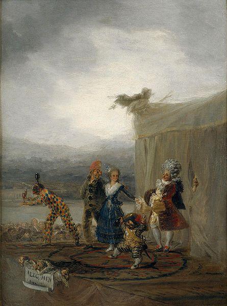 Francisco de Goya Comicos ambulantes Sweden oil painting art